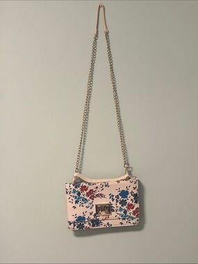 Steve Madden Floral Chain Crossbody - Pink, Blue, Red